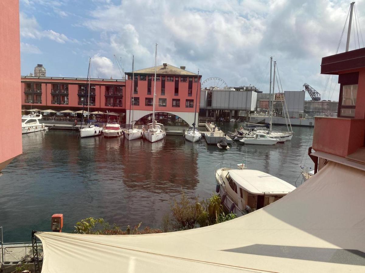 Apartament Le Finestre Sull'Acquario Genua Zewnętrze zdjęcie